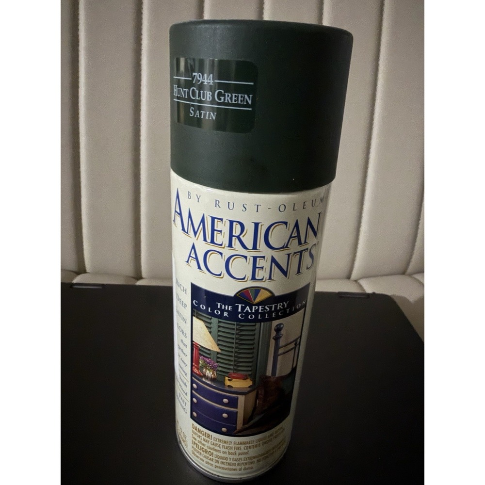 1999 Vtg. RUST-OLEUM Hunt Club Green AMERICAN ACCENTS Spray Paint Can 12oz FULL